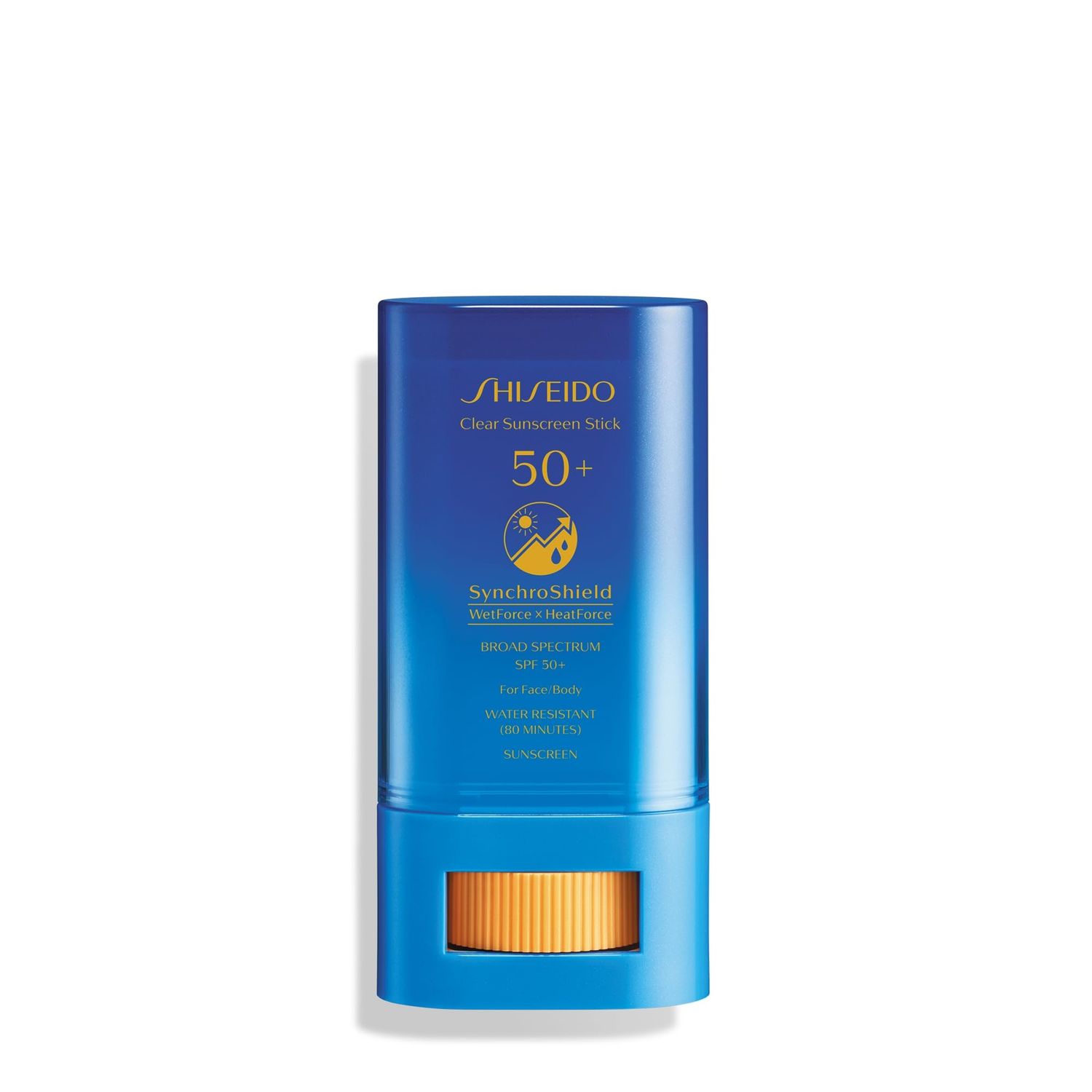 Shiseido Clear Sunscreen Stick SPF 50+ - Invisible Broad-Spectrum Face Sunscreen - Wear Under &amp; Over Makeup - Lightweight Formula - All Skin Types