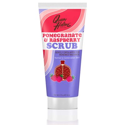 Queen Helene Facial Scrub, Pomegranate &amp; Raspberry, 6 Ounce [Packaging May Vary]