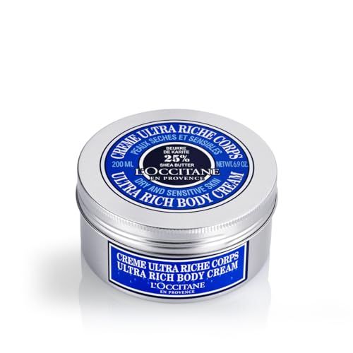 L&#39;OCCITANE Ultra Rich Body Cream: Nourish, Comfort, Sensitive skin ages 3+, Rich Body Cream, 25% Shea Butter