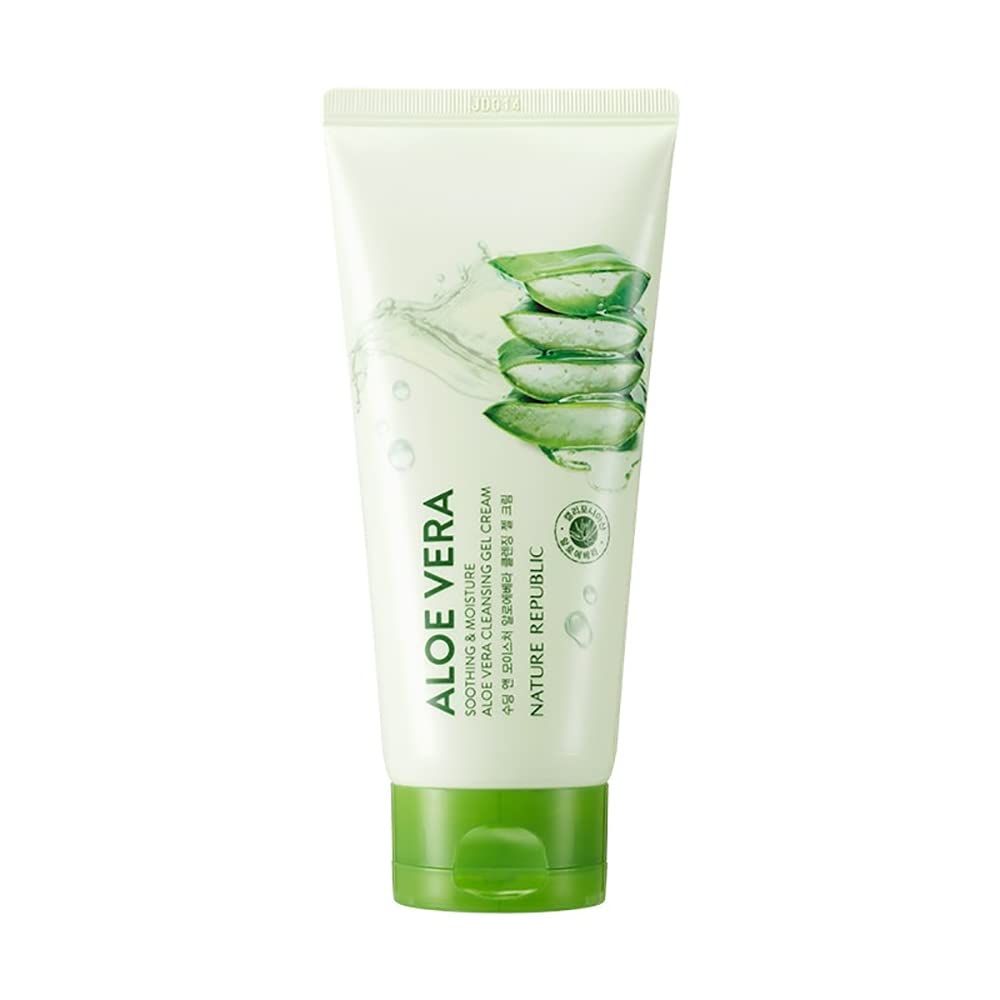 Nature Republic Soothing &amp; Moisture Aloe Vera Cleansing Gel Cream 150ml/5.07oz