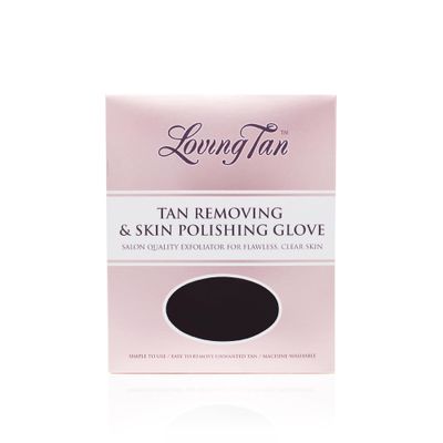 Loving Tan Reusable Self Tanner Removing &amp; Skin Polishing Glove, Exfoliating With Light &amp; Heavy Options, Washable &amp; Durable Design, Suited for All Skin Types - 1 ct.