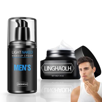 Mens Face Moisturizer &amp; Mens Face Lotion,Moisturizing Face Cream Skin Care Set,Hydrating Concealer Facial Moisturizer for Men&#39;s Skincare and Makeup2PCS