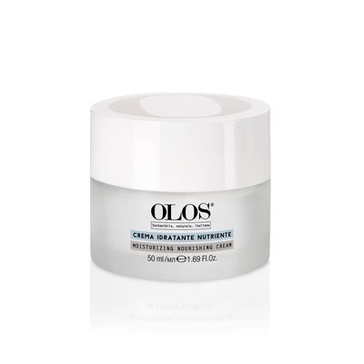 OLOS Moisturizing and Nourishing Cream, 1.7 oz - Face Moisturizer with Hyper-Fermented Aloe and Indian Ginseng - Hydrating Face Lotion - Face Cream