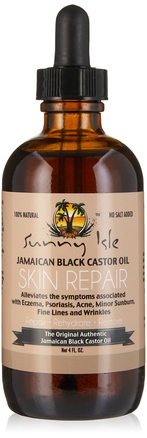 Sunny Isle Jamaican Black Castor Oil Skin Repair, Brown, 4 Fluid Ounce