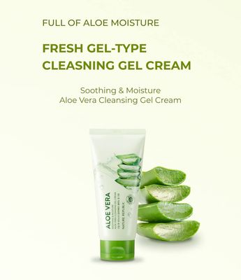 Nature Republic Soothing &amp; Moisture Aloe Vera Cleansing Gel Cream 150ml/5.07oz