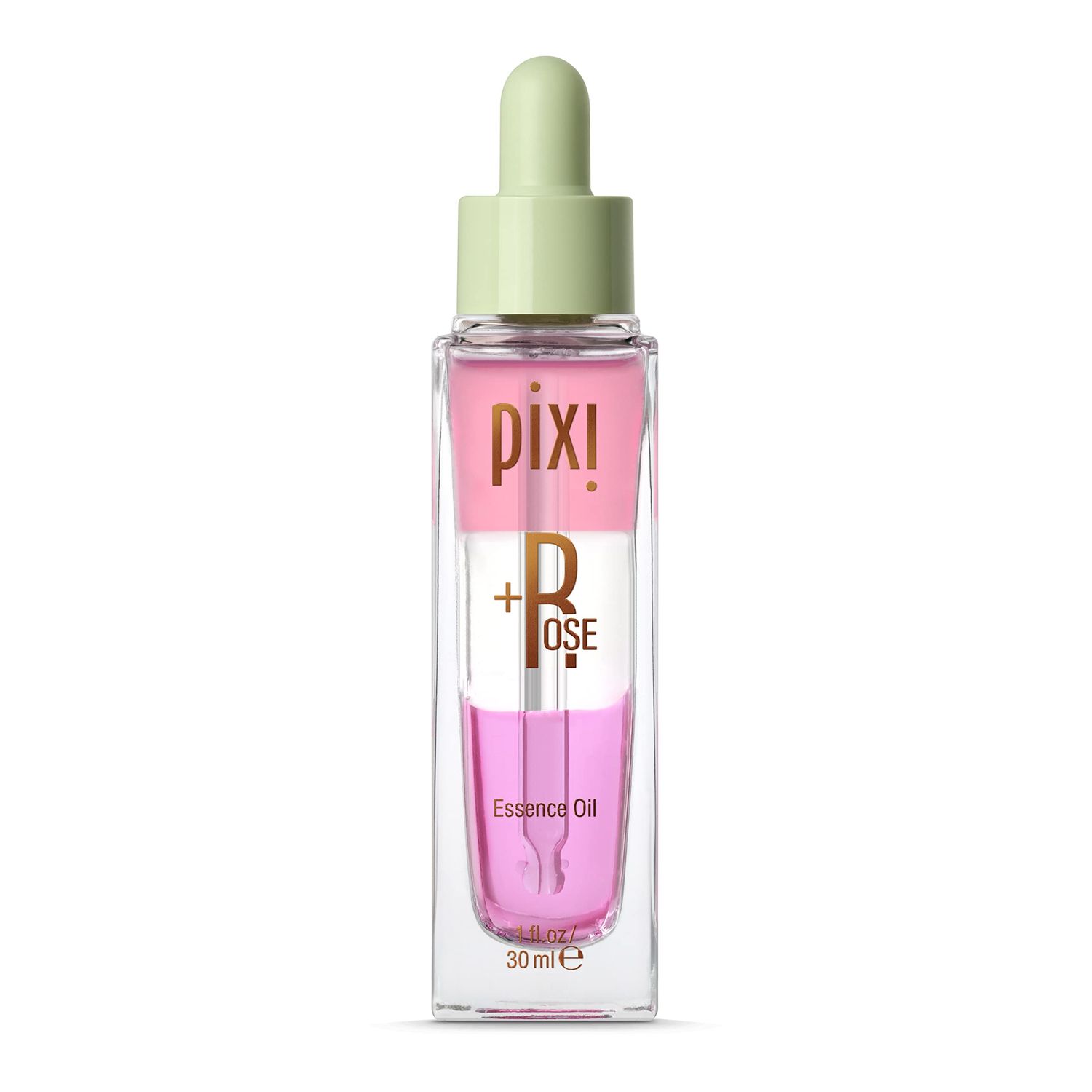 Pixi Beauty +Rose Essence Oil | Tri-Phase Nourishing Essence Oil | Rose Flower Oil Nourishes Skin | Revitalize &amp; Prep For Makeup | 1.00 Fl Oz