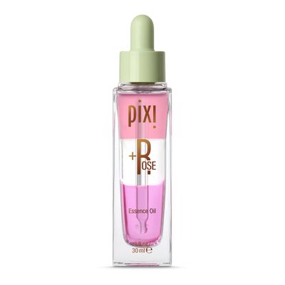Pixi Beauty +Rose Essence Oil | Tri-Phase Nourishing Essence Oil | Rose Flower Oil Nourishes Skin | Revitalize &amp; Prep For Makeup | 1.00 Fl Oz