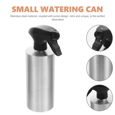 Mist Spray Bottle Stainless Steel Continuous Spray Bottle Spray Bottle Refillable Plant Mister Sprayer Bottle for Hair Styling Garden Misting Skin Care, 550ML