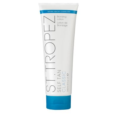 St.Tropez Gradual Tan Classic Daily Firming Lotion, Gradual Sun Kissed Glow Self Tan Moisturizer, 5 Skincare Benefits, Vegan, Natural &amp; Cruelty Free, 8 Fl Oz