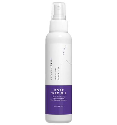 VidaSleek After Wax Oil - Post Wax Skin Calmer &amp; Wax Residue Remover - 8 oz