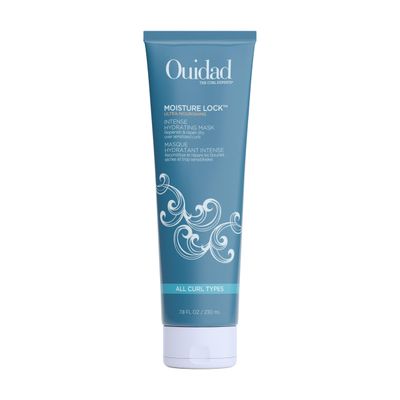 Ouidad Moisture Lock Hair Mask, 7.8 fl oz, Ultra-Nourishing Intense Frizz Control Curly Hair Mask with Macadamia Nut Oil, Olive Oil, Helps Repair, Detangle, Restore Softness &amp; Hydrate, All Curl Types