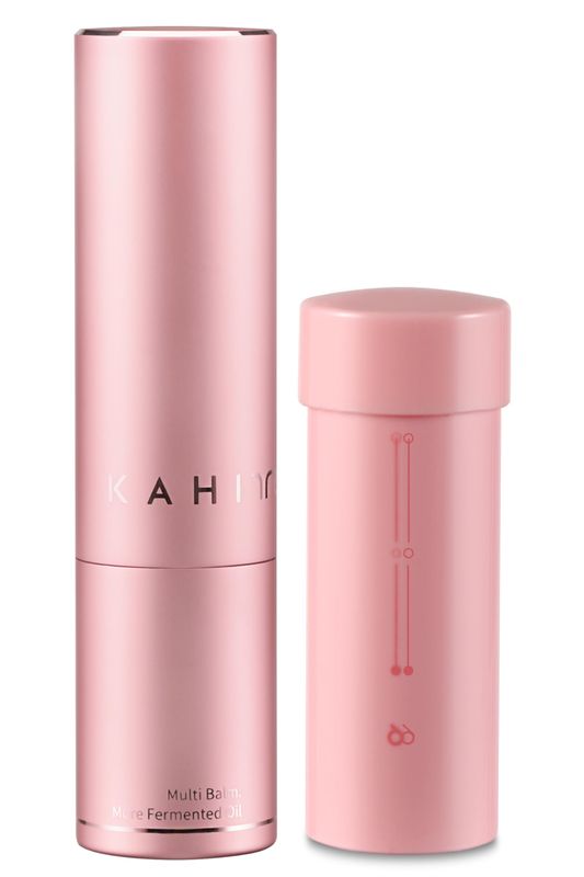 KAHI Wrinkle Bounce Multi Balm - REFILLABLE EDITION + Refill Kit | All-in-One Hydrating Lip Balm Eye Neck Cream Make Up Base &amp; Face Mist Moisture Balm Stick Daily Face Moisturizer (0.32 oz)