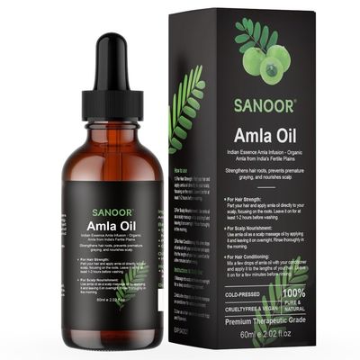 Indian Essence Amla Infusion | 100% Pure (2.02oz)| Infused with Nutrients Pure Hair Butter | Cold-pressed | 60ml