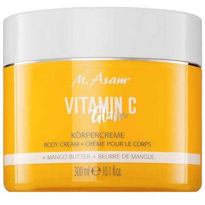M. Asam Vitamin C Glam Body Cream (10.1 Fl Oz) - Body Moisturizer With Maracuja Oil &amp; Apricot Kernel Oil. Body Butter, Provides Moisture, Body Lotion Protects The Skin From Drying Out, Skin Care