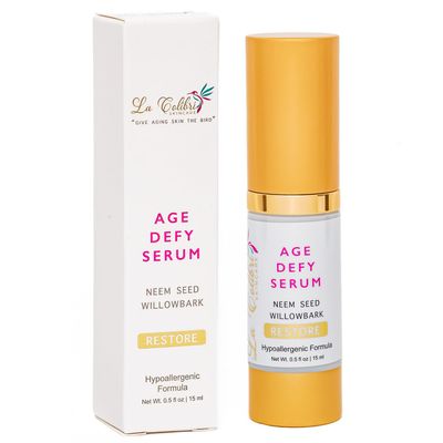 Natural Vitamin E Serum for Face - Anti Aging Serum - Vegan DMAE Facial Serums for Aging Skin -Vegan Aloe Vera Anti Wrinkle Serum Restore Age Defying Skincare Travel Size 0.5 oz
