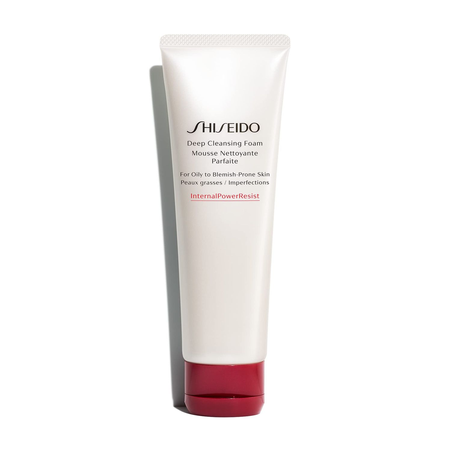 Shiseido Deep Cleansing Foam - 125 mL - Deeply Cleanses &amp; Removes Impurities for a Fresh, Smooth Finish - For Oily to Blemish-Prone Skin