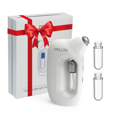 PELCAS Cordless Facial Mister, 0.2mm Nano Facial Mist Sprayer, 65Kpa Oxygen Facial Machine, Airbrush for Skincare, Serum, Toner, Facial Essence SPA at Home