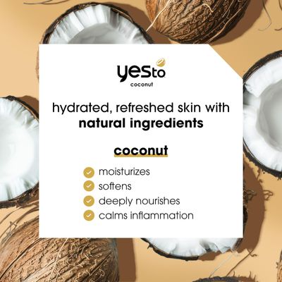 Yes To Coconut Cleansing Wipes, Brown, 30 Count