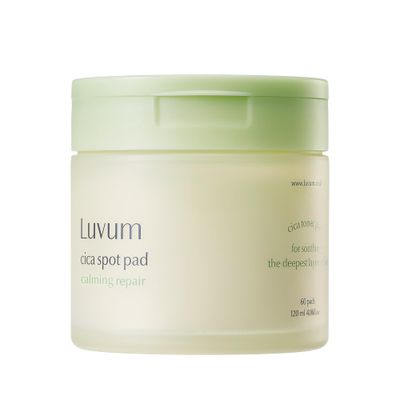 Luvum Calming Repair CICA Spot Pad, Centella, Madecassoside, 60 Pads