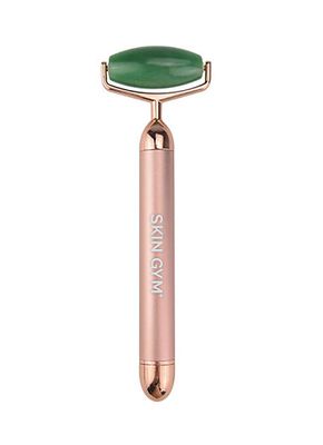 Skin Gym Jade Vibrating Face Massager Sculpt, Lift and Define Beauty Tool - Face Roller with Cooling and Contouring Power - Over 6,000 Vibrations per Minute