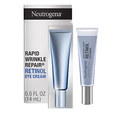 Neutrogena Retinol Eye Cream for Dark Circles, Rapid Wrinkle Repair, Daily Anti-Aging Under Eye Cream with Retinol &amp; Hyaluronic Acid to Fight Fine Lines, Wrinkles, &amp; Dark Spots, 0.5 fl. oz