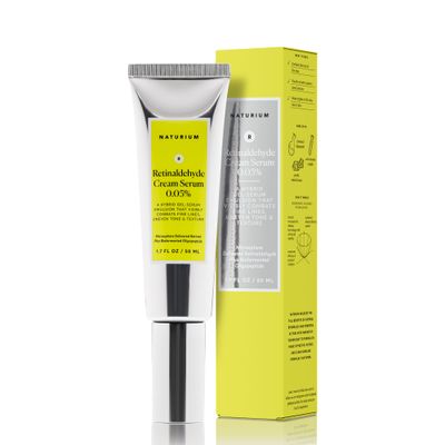 Naturium Retinaldehyde Cream Serum 0.05%, Advanced Anti-Aging &amp; Smoothing Face &amp; Skin Care, 1.7 oz