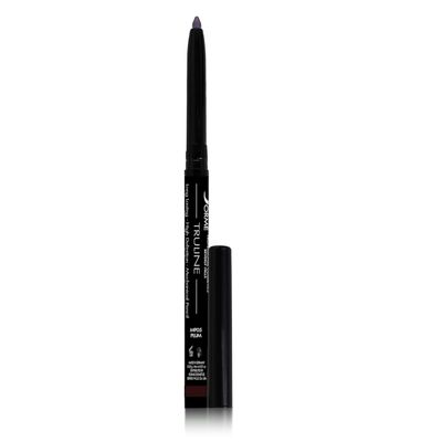 SORM Truline Professional Mechanical Smudge Proof Eyeliner Pencil - Vitamin E Waterproof Gel Formula with Finest Color Pigment &amp; Ultra Creamy - Nourishes Skin for All Day Long - 0.1 Ounce - Plum
