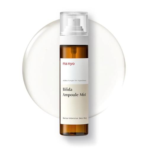 MANYO FACTORY Bifida Ampoule Mist 4.0 fl oz (120ml) Facial Mist with PHA, Long Lasting, Nourishing for Men and Women, Clean K-Beauty