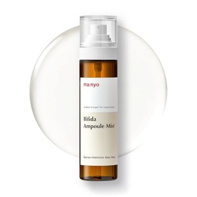 MANYO FACTORY Bifida Ampoule Mist 4.0 fl oz (120ml) Facial Mist with PHA, Long Lasting, Nourishing for Men and Women, Clean K-Beauty