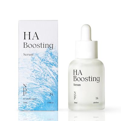 NATURAL DERMA PROJECT HA Boosting Serum (30ml / 1.01 Fl oz) Hyaluronic Acid, Moisturizing, Plumping, Hydrating, Firming, Sensitive and Dry Skin, NDP