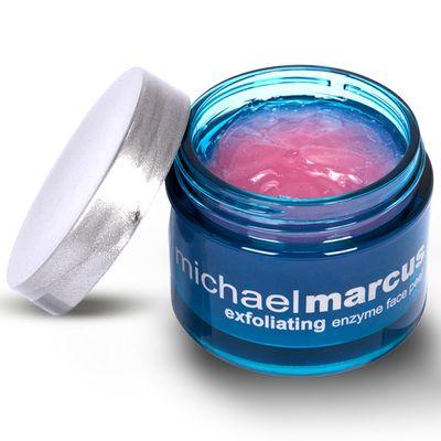 Michael Marcus Exfoliating Enzyme Face Peel (1.7oz Jar) - Face Exfoliator Mask for Dullness, Fine Lines, Wrinkles &amp; Uneven Skin Tone - Remove Impurities and Unclog Pores with Cruelty Free skincare