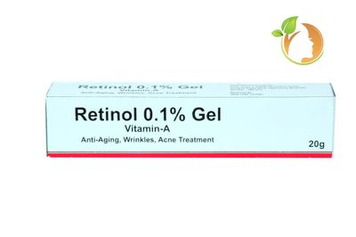 Retinol Gel 0.1 Vitamin A Repairs Fine Lines &amp; Wrinkles, Scar Treatment, Age and Sun Spots, Anti-Aging Formula , 20 Grams