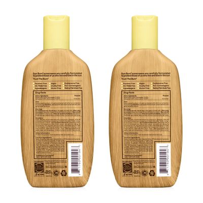 Sun Bum Sun Bum Original Spf 50 Sunscreen Lotion Vegan and Reef Friendly (octinoxate &amp; Oxybenzone Free) Broad Spectrum Moisturizing Uva/uvb Sunscreen With Vitamin E 8 Ounce 2 Pack