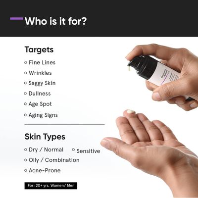 Minimalist 2% Retinoid Anti Aging Night Cream for Wrinkles &amp; Fine Lines | Improves Skin Elasticity, Stimulates Collagen Production for Radiant &amp; Glowing Skin | 1 Fl Oz / 30 ml