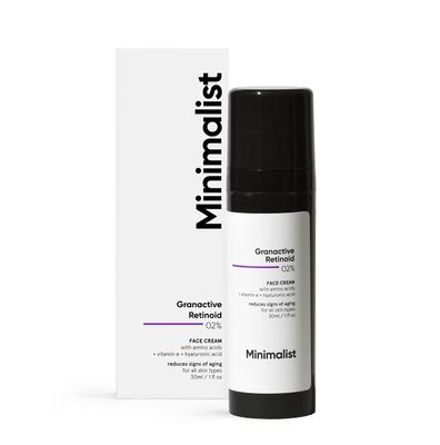 Minimalist 2% Retinoid Anti Aging Night Cream for Wrinkles &amp; Fine Lines | Improves Skin Elasticity, Stimulates Collagen Production for Radiant &amp; Glowing Skin | 1 Fl Oz / 30 ml