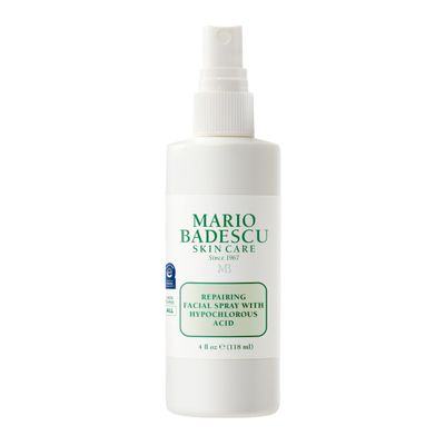 Mario Badescu Repairing HOCl Facial Spray with Hypochlorous Acid - Soothes &amp; Hydrates Angry, Irritated Skin, Reduce Redness &amp; Flare-Ups - pH Balancing, Non-Irritating Cleanser, Fragrance-Free, 4 Fl Oz
