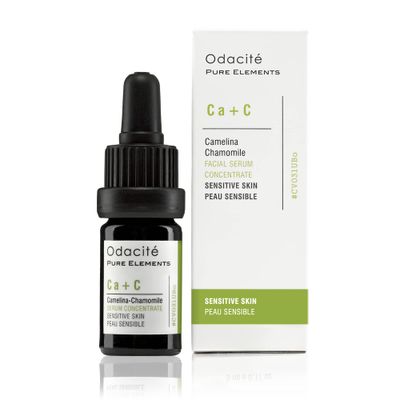 Odacit Anti Aging Serum Concentrate with Camelina + Chamomile, For Sensitive Skin Glow - Lightweight and Hydrating Facial Oil for Redness, Sensitivity &amp; Irritation - 0.17 fl. oz