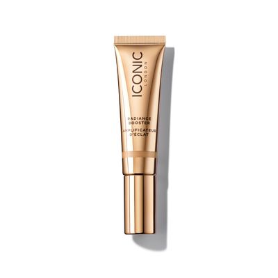 ICONIC LONDON Radiance Booster | Liquid Radiance Lightweight Skin Tint for a Glowy Makeup Look, Cruelty Free, Vegan Makeup (Honey Glow) 30 mL/ 1.01 Fl Oz