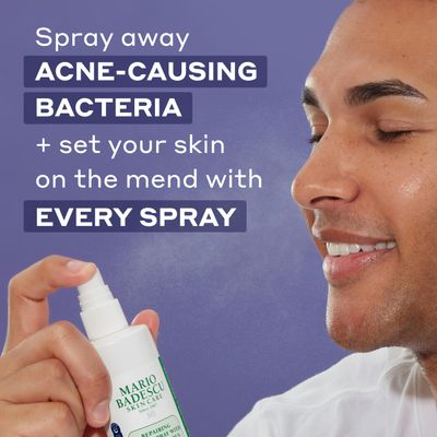 Mario Badescu Repairing HOCl Facial Spray with Hypochlorous Acid - Soothes & Hydrates Angry, Irritated Skin, Reduce Redness & Flare-Ups - pH Balancing, Non-Irritating Cleanser, Fragrance-Free, 4 Fl Oz