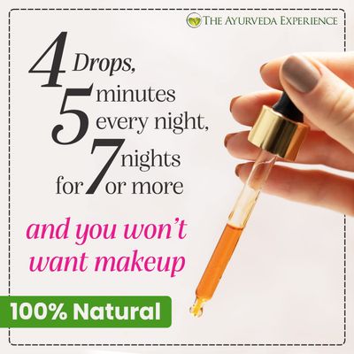 iYURA Manjish Glow Elixir - Traditional Glow-Boosting Face Moisturizer for an Instant Dewy Glow & Clear-looking skin - Lightweight, 100% Natural Nighttime Face Oil, 1.69 fl oz