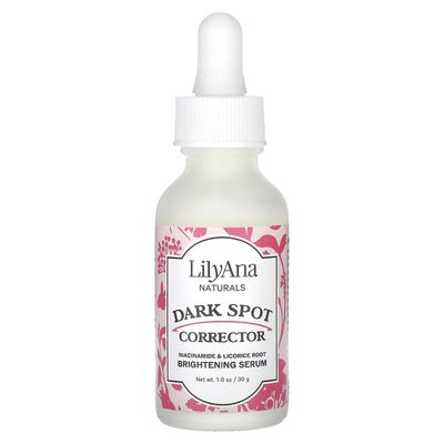 LilyAna Naturals Dark Spot Corrector - Dark Spot Remover for Face - Brightening Face Serum for Women and Men - Niacinamide and Licorice Root -1oz