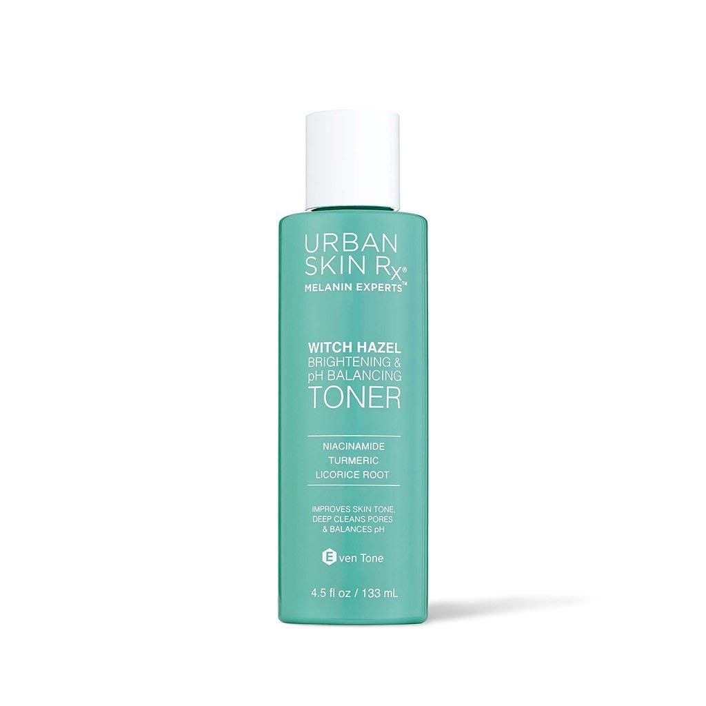 Witch Hazel Brightening &amp; pH Balancing Toner, USRx, Clarifies Pores, Improves The Appearance of Uneven Skin Tone, Formulated with Antioxidants, Niacinamide and Alpha Hydroxy Acids, 4.5 Fl Oz