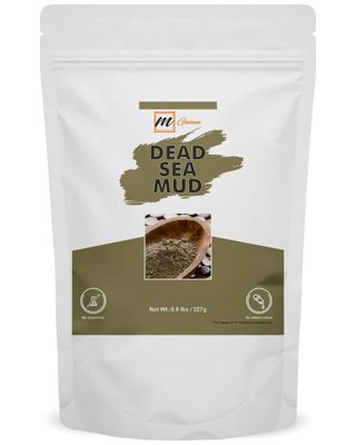 mGanna 100% Natural Dead Sea Mud/Clay Powder 0.5Lbs for Face Masks, Skin firming, Creams, Scrubs and Soap Making