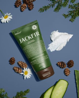 Jackfir The Classic Shave Cream, Smooth Natural Shaving Cream for Men, Hydrating Aloe & Cucumber Extract - Helps Calm Dry Irritated Skin, EWG Verified, Organic Ingredients, For All Skin Types, 5 Fl Oz
