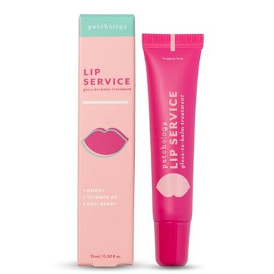 Patchology Lip Gloss for Women - Glossy, Clear Shine Hydrating Lip Balm with Aloe, Honey, Goji Berry Oil - Moisturizing Lip Treatment for Dry, Cracked Lips - Light, Clean for Soft, Smooth Lips (15ml)