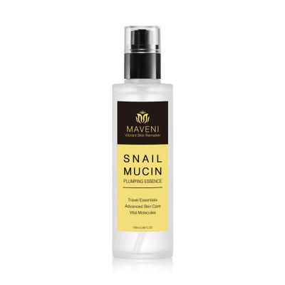 MAVENI High Concentration Snail Mucin Plumping Serum 100ml 3.38 fl.oz,Hydrating Serum with Snail, Reduce Wrinkles and Fine Lines,Smooth Facial Skin