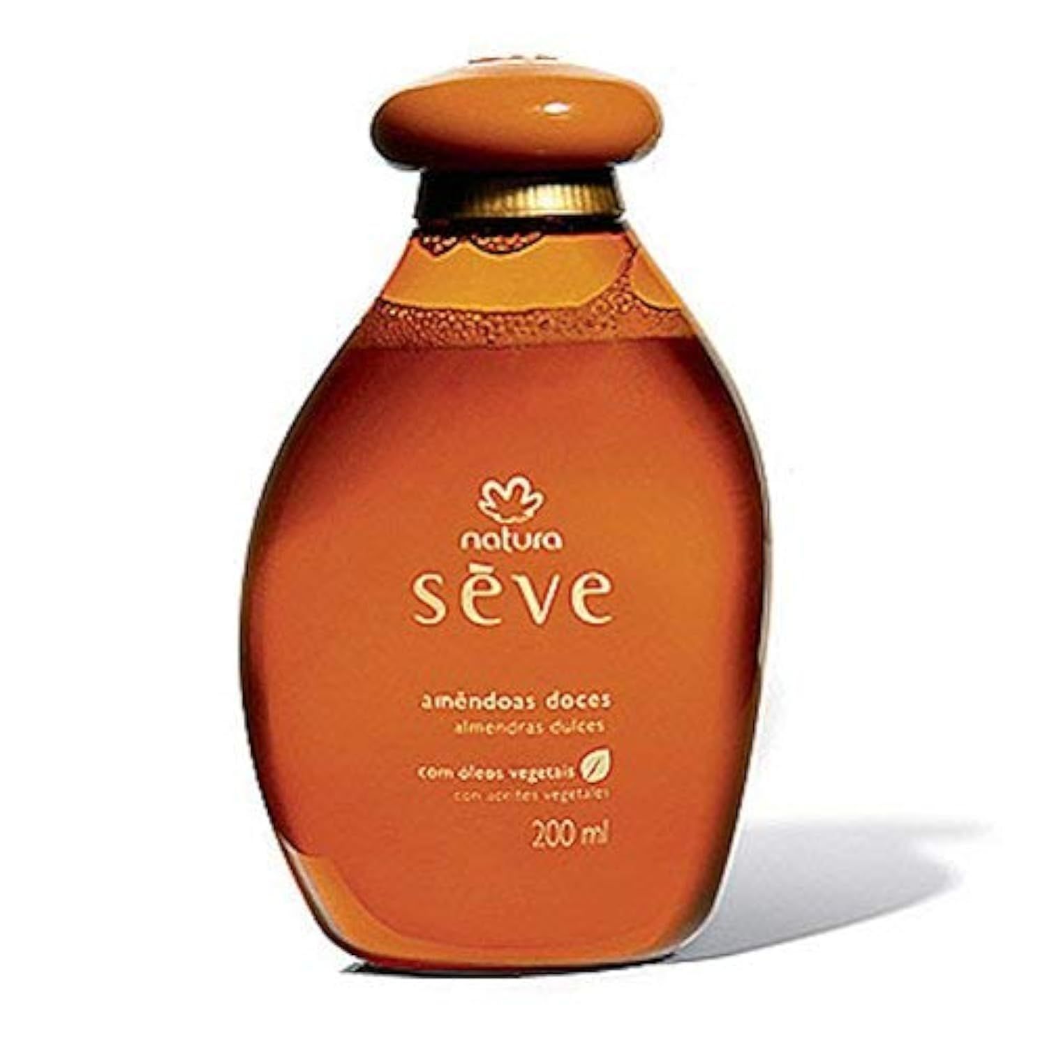 natura Linha Seve Amendoas Doces Oleo Desodorante Corporal 200 Ml Seve Colletion - Sweet Almonds Body Shower Oil 6.76 Fl Oz