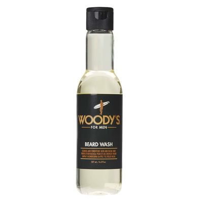 Woody&#39;s Energizing Beard Wash for Men, Cleanses and Conditions Skin and Facial Hair, For All Skin Types, 6.3 fl oz