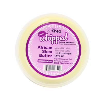 SoShea Whipped African Shea ButterFor All Hair Textures &amp; Skin TypesOriginal Unrefined Raw Shea Butter Premium Quality 13.50oz (Lavender)