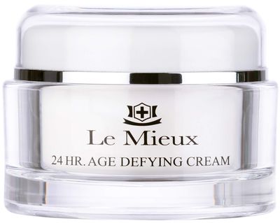 Le Mieux 24 Hr. Age Defying Cream - Hydrating Facial Moisturizer with Hyaluronic Acid &amp; Peptides, Rich Anti-Aging Face Cream, No Parabens or Sulfates (1.75 oz / 52 ml)